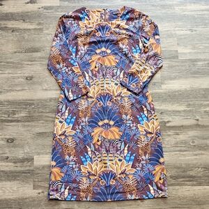 J. McLaughlin Safari Print Dress. Size S